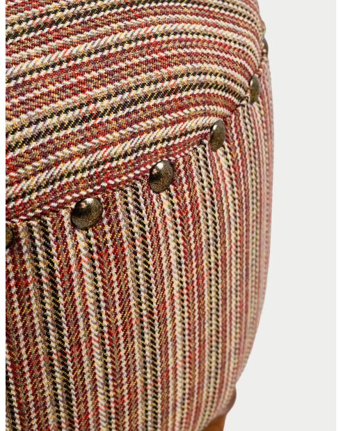 Pouf Saga Nostalgique multicolore - l. 38 cm x H. 45 cm x P. 38 cm
