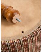 Pouf Saga Nostalgique multicolore - l. 38 cm x H. 45 cm x P. 38 cm