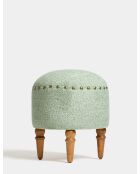 Saga Matcha Poef Noten/Hazelnoot - L.38 cm x H. 48 cm x D. 38 cm