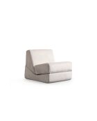 Divano letto convertibile Origami a 1 posto crema - L. 70 cm x l. 100 cm x H. 70 cm