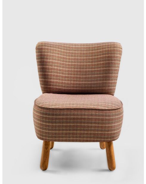 Fauteuil Saga Nostalgique marron - l.43 cm x H. 35 cm x P. 33 cm
