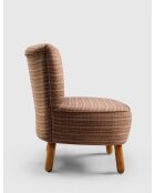 Fauteuil Saga Nostalgique marron - l.43 cm x H. 35 cm x P. 33 cm