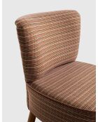 Fauteuil Saga Nostalgique marron - l.43 cm x H. 35 cm x P. 33 cm