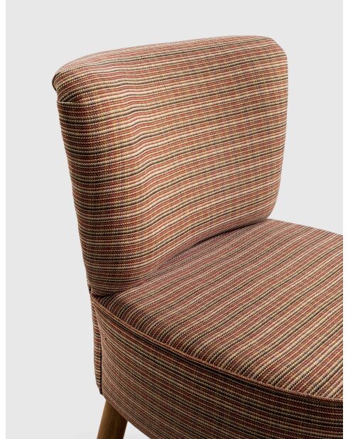 Fauteuil Saga Nostalgique marron - l.43 cm x H. 35 cm x P. 33 cm