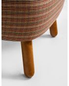 Fauteuil Saga Nostalgique marron - l.43 cm x H. 35 cm x P. 33 cm