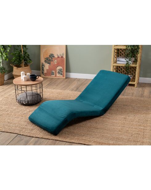 Divano letto Nami 1 posto verde petrolio - L. 55 cm x P 50 cm x P. 35 cm