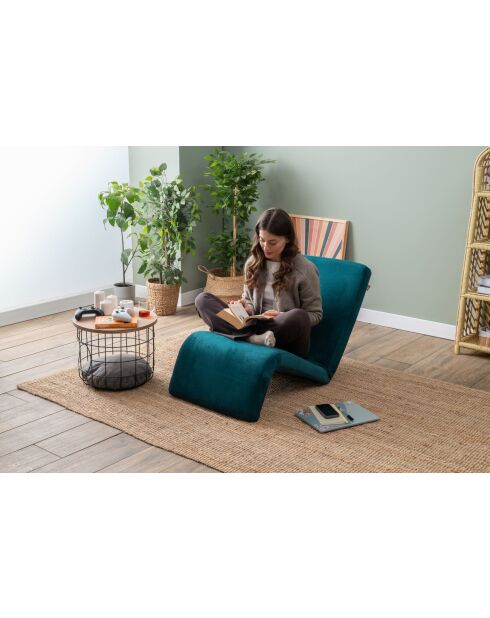 Divano letto Nami 1 posto verde petrolio - L. 55 cm x P 50 cm x P. 35 cm