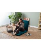 Divano letto Nami 1 posto verde petrolio - L. 55 cm x P 50 cm x P. 35 cm
