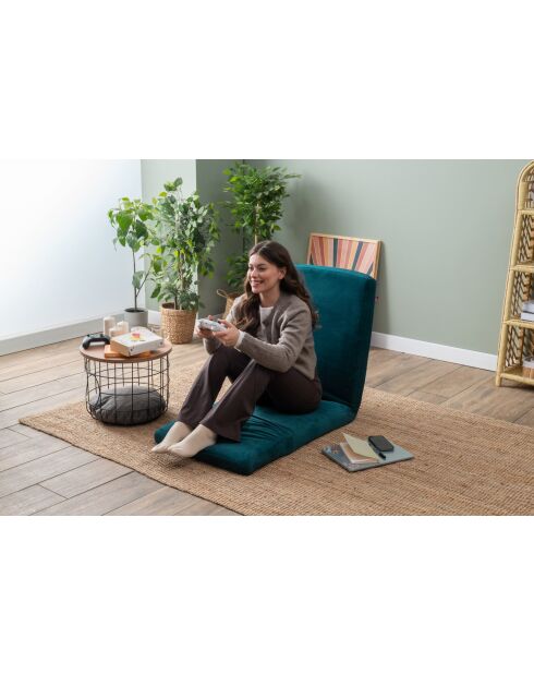 Divano letto Nami 1 posto verde petrolio - L. 55 cm x P 50 cm x P. 35 cm