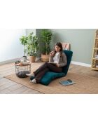 Divano letto Nami 1 posto verde petrolio - L. 55 cm x P 50 cm x P. 35 cm