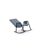 Mecedora de jardín Oden Outdoor gris, 60 cm de largo x 50 cm de profundidad x 65 cm de alto
