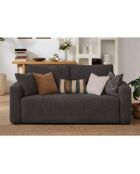 Divano letto a 2 posti Wello antracite - L.160 cm x P. 70 cm x H 35 cm