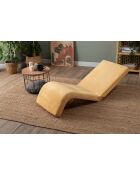 Divano letto singolo Nami Mustard - L. 55 cm x P 50 cm x P. 35 cm