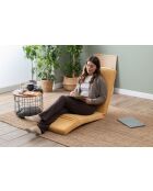 Divano letto singolo Nami Mustard - L. 55 cm x P 50 cm x P. 35 cm