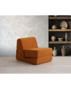 Origami ausziehbares 1-Sitzer-Schlafsofa, mattorange, L 70 cm x B 100 cm x H 70 cm