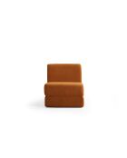 Origami ausziehbares 1-Sitzer-Schlafsofa, mattorange, L 70 cm x B 100 cm x H 70 cm