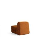 Origami ausziehbares 1-Sitzer-Schlafsofa, mattorange, L 70 cm x B 100 cm x H 70 cm
