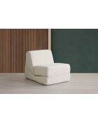 Ausziehbares Origami-Einzelschlafsofa weiß - L. 70 cm x L. 100 cm x H. 70 cm
