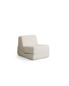 Ausziehbares Origami-Einzelschlafsofa weiß - L. 70 cm x L. 100 cm x H. 70 cm