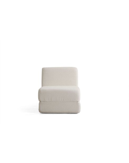 Ausziehbares Origami-Einzelschlafsofa weiß - L. 70 cm x L. 100 cm x H. 70 cm