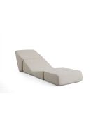 Ausziehbares Origami-Einzelschlafsofa weiß - L. 70 cm x L. 100 cm x H. 70 cm
