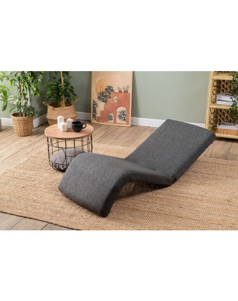 Dunkelgraues 1-Sitzer-Schlafsofa Nami — B. 55 cm x T 50 cm x T. 35 cm