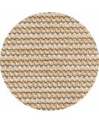 Cama de 2 plazas con reposacabezas de rafia beige B2 - 160x180x26cm
