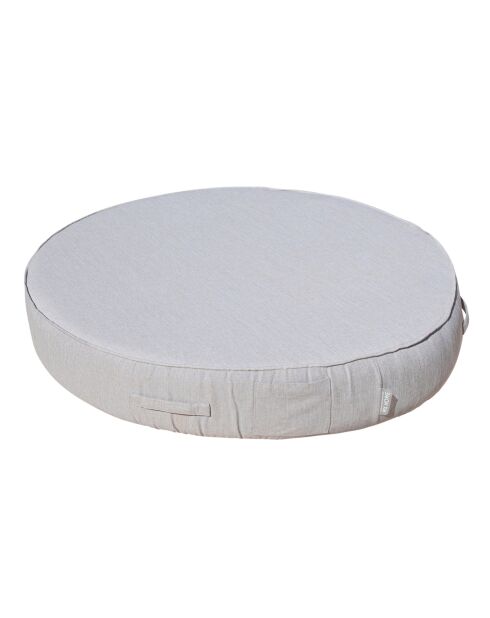 Letto rotondo in lino grigio BLG3 - D 180x30cm