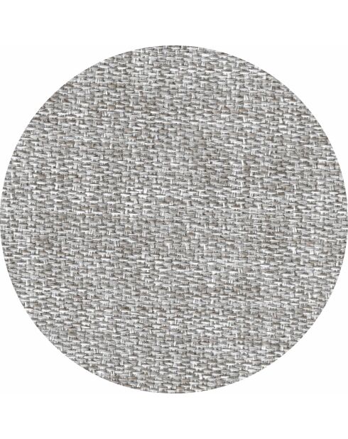 Letto rotondo in lino grigio BLG3 - D 180x30cm