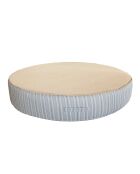 Beiges Rundbett Raffia B3 - D 180x30cm