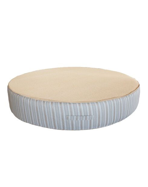 Letto rotondo in rafia beige B3 - D 180x30cm