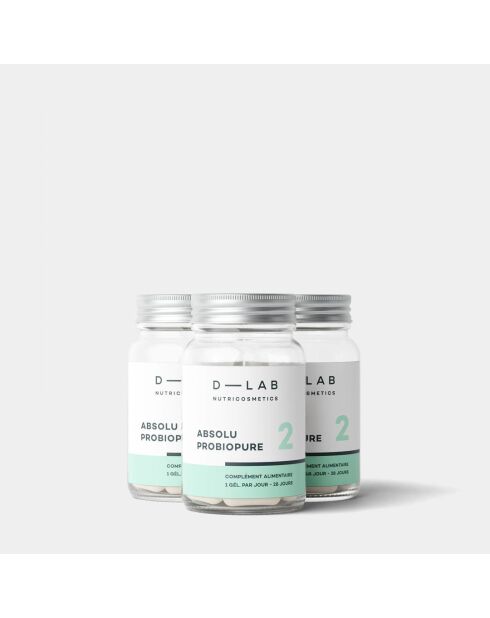 Absolu Probiopure - Gleichgewicht der Darmflora - 28 Kapselnx3