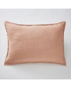 Federa Soline in lino lavato rosa