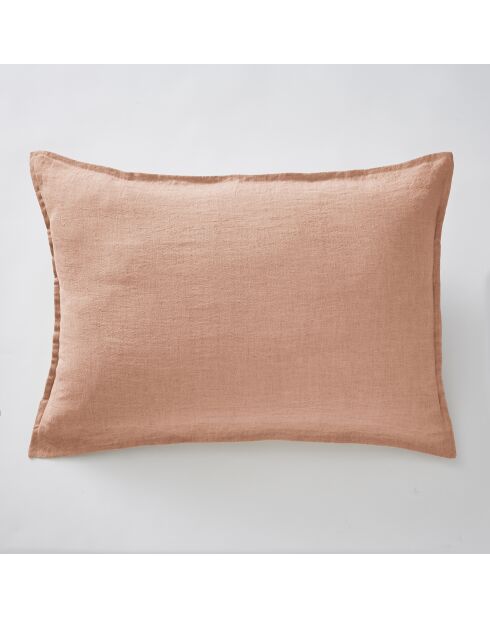 Federa Soline in lino lavato rosa
