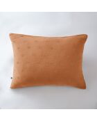 Federa in garza di cotone Gaïa Boho arancione chiaro