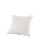 Taie d'oreiller gaze de coton unie Gaïa blanc