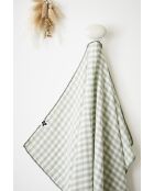 Handdoeken Set van 2 geweven katoenen gaasgeverfd Vickie lichtblauw - 50 x 70 cm