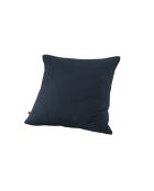 Taie d'oreiller gaze de coton unie Gaïa marron