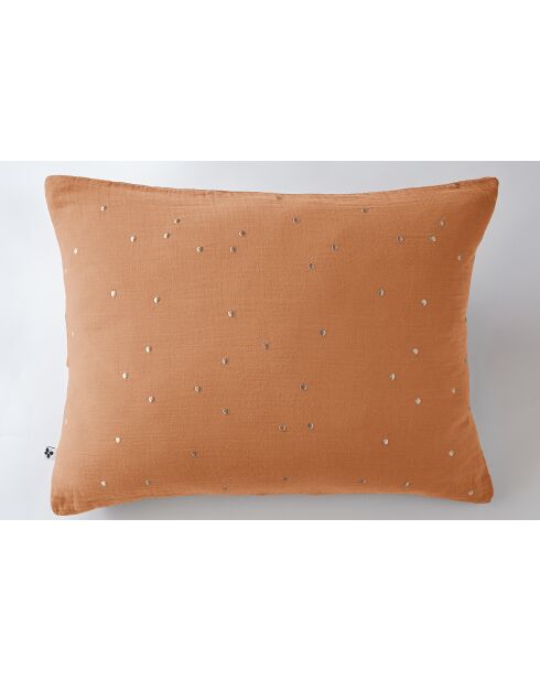 Federa in garza di cotone Gaïa Chic arancione chiaro