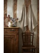 Set van 2 vaatdoeken voor gewassen linnen Soline naturel - 50 x 70 cm