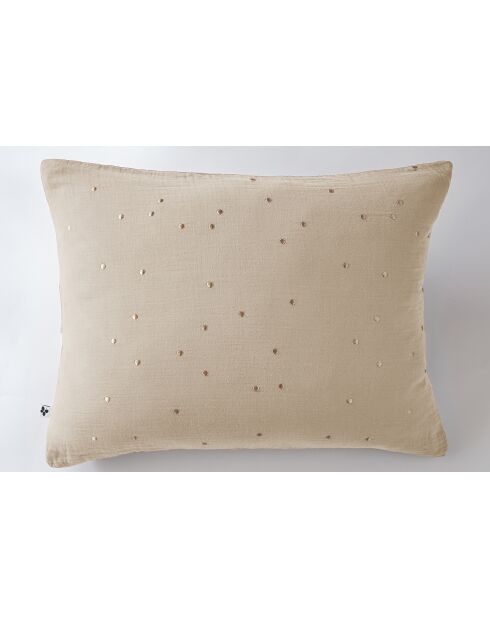 Federa Gaïa Chic in garza di cotone beige scuro