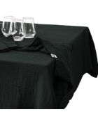 Nappe rectangle gaze de coton unie Gaia vert foncé