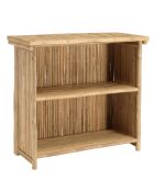 Set nr. 6:1 bar + 1 parasol + 2 lichte houten krukken - 121x52x109 cm