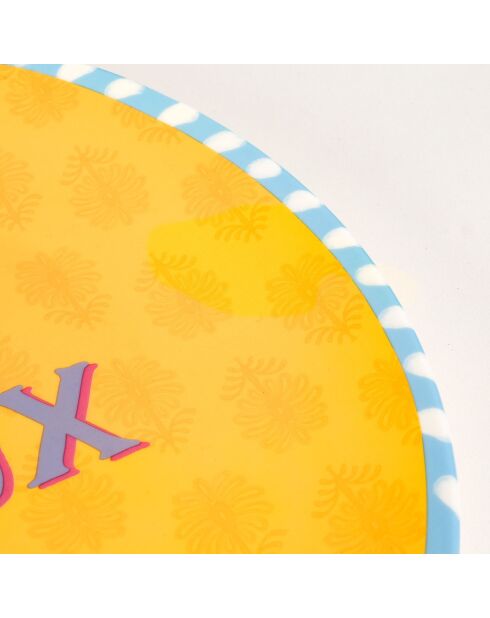Assiette Luohu Rêve Joyeux multicolore - 27 x 27 cm