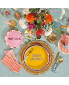Assiette Luohu Rêve Joyeux multicolore - 27 x 27 cm