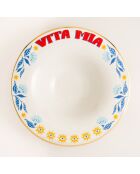 Assiette Vita Mia bleue - 30 cm