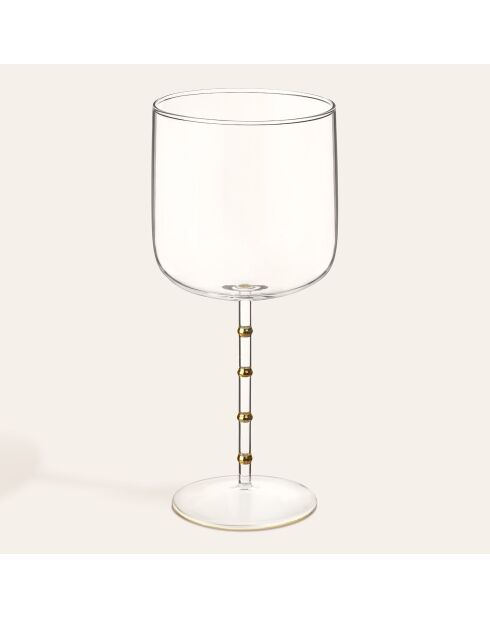 Verre à vin à pied transparent - 420 ml