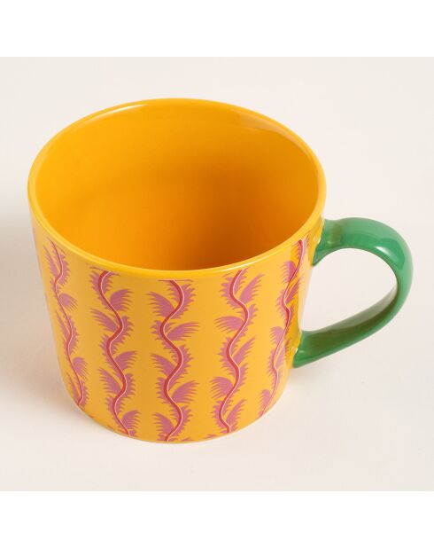 Tasse en porcelaine jaune - 360 ml