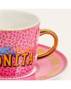 Ensemble de tasses 4 pièces à café Bonitta rose - 90 ml