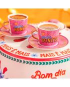 Ensemble de tasses 4 pièces à café Bonitta rose - 90 ml